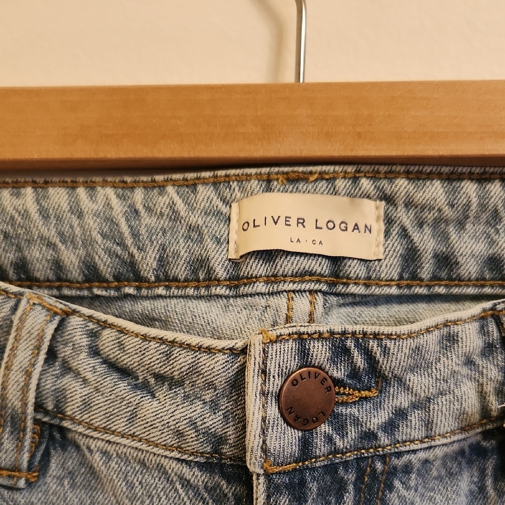 NWT Oliver Logan Light Blue Denim Jeans Size 4/27 - Picture 3 of 13